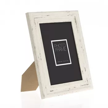 ZEP Palermo cadre photo portrait blanc 13x18 cm en plastique PM257W