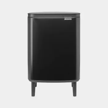 Brabantia BO poubelle HI 12 L noir mat