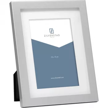 Zilverstad Bredemeijer 8080001 cadre photo argent 13x18 cm brillant sur pied et mural rectangulaire