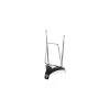 Antenne intérieure amplifiée active One for All SV-9305 DVB-T/DVB-T2/DAB/DAB+ - double dipôle en boucle - noire