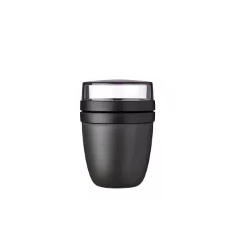 Boîte repas Mepal Lunchpot Ellipse, Nordic Black 500+200 ml