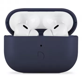 AirCase Pro en cuir Decoded pour AirPods Pro 3 Navy