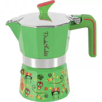 Pedrini 3TZ Frida Kahlo Cafetière italienne, verte (02CF157)