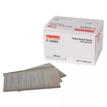 Pointes Makita 18 Gauge 1,3x50 mm 2000 pièces F-33993