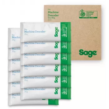 Sage the Espresso Machine détartrant pour machine à espresso, lot de 12 (100 ml chacun)