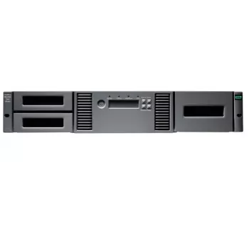 Bibliothèque de bandes HPE MSL2024 LTO9 SAS 24 emplacements 2U montage en rack