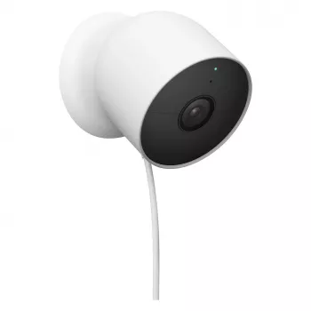 Google Nest Cam Caméra de sécurité intérieure/extérieure 1920 x 1080 Snow