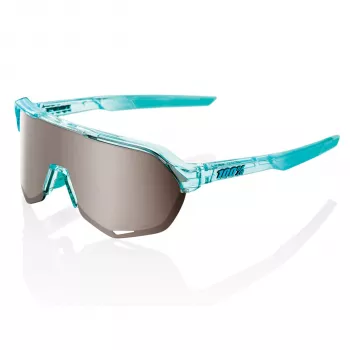 Lunettes de performance 100% S2 - Verres miroir HiPER, Polished Translucent Mint
