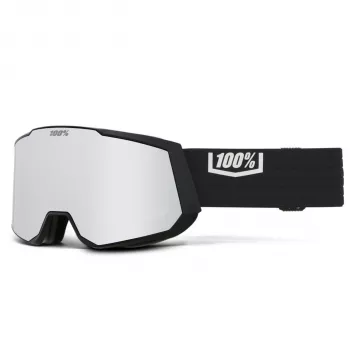 Masque de ski 100% Snowcraft XL noir HiPER Silver Mirror