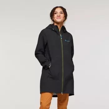 Cotopaxi Cielo Rain trench imperméable femme - all black, taille S