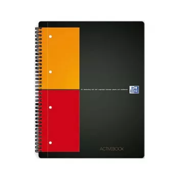Carnet ELBA Activebook A4 quadrillé noir 80 feuilles