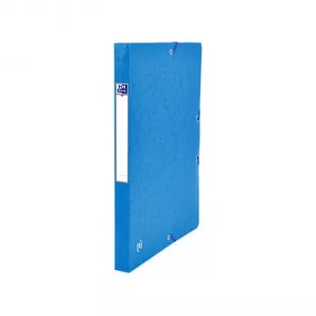 Oxford TOP FILE+ Boîte à documents A4 2,5 cm bleue