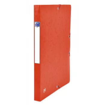 Oxford TOP FILE+ Boîte à documents A4 2,5 cm rouge