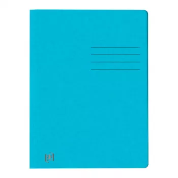 Chemise à sangle Oxford TOP FILE+ A4 carton 390 g/m² aqua à fixation métallique