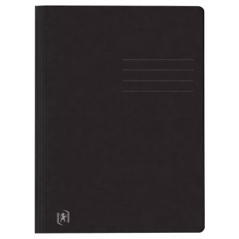 Chemise à sangle Hamelin A4 noire carton 390 g/m² classement commercial/administratif TOP