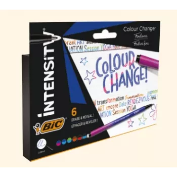 BIC Fineliner Intensity 0,4 mm couleurs assorties lot de 6
