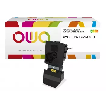 Cartouche de toner compatible Armor OWA pour Kyocera TK-5430K noire 1 250 pages remanufacturée