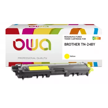 Cartouche de toner Armor OWA compatible avec Brother TN-248Y jaune 1 000 pages remanufacturée