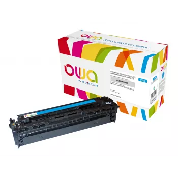 Cartouche de toner remanufacturée Armor OWA cyan (alternative à HP 131A / CF211A)