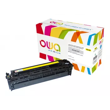 Cartouche de toner compatible Armor OWA jaune (remplace HP CF212A)