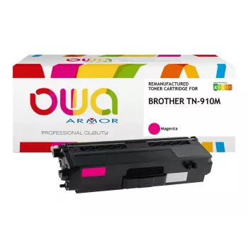 Cartouche de toner ARMOR OWA compatible Brother TN-910M magenta (9 000 pages)