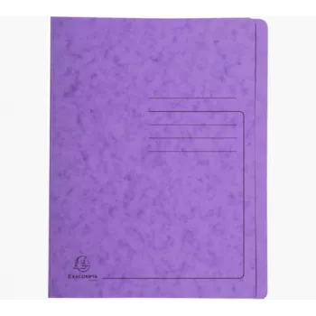Chemise à élastique Exacompta Colorspan A4 violette 355 g/m² carton flexible