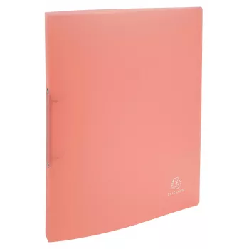 Classeur à anneaux Exacompta Chromaline Pastel 2 anneaux rouge corail 4,0 cm DIN A4