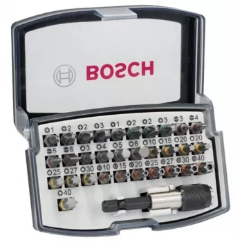 Ensemble d'embouts Bosch Accessories 2607017564 32 pièces avec porte-embout magnétique