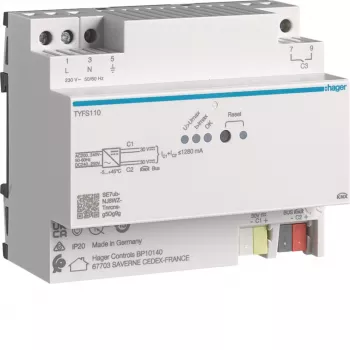 Alimentation KNX Hager TYFS110 2 sorties 1280 mA