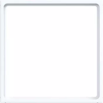 Hager WAF7074WG bague intermédiaire pour plaque centrale 51x51 mm blanc polaire