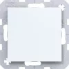 Cache aveugle avec pièce centrale Hager WAF1001WM, blanc polaire