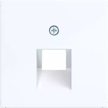 Plaque centrale kallysto.pur Ax/Cx Hager, blanc clair brillant, WAF1107WG