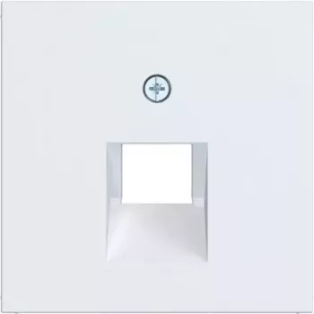 Plaque centrale AX/CX Hager, blanc clair, WAF1107WM