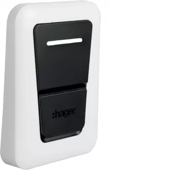 Plaque de recouvrement Hager XVS130 blanc signalisation prise
