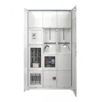 Armoire transformateur et de comptage Hager FP93W11N 1400x800x205 mm 2 champs de compteur