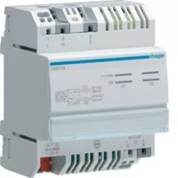 Hager TXA114 sonde de température ambiante KNX -5 à +45 °C IP20 blanc