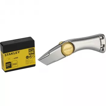 Couteau universel rétractable Stanley FatMax Titan 0-10-122 avec 100 lames (FMHT10122-0)