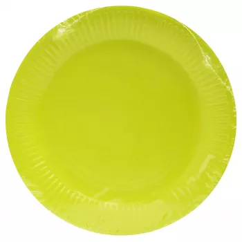 PROnappe 20 assiettes en carton Ø 23 cm