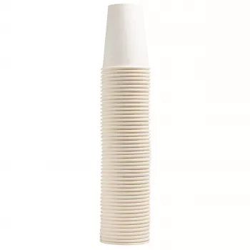 PROnappe 50 gobelets jetables pour café 200 ml
