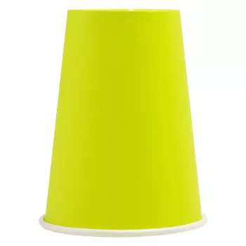 PROnappe 15 gobelets en carton 200 ml, vert kiwi (89113I)
