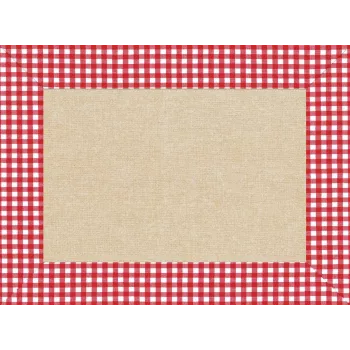 Set de table PROnappe 400 Linen Vichy multicolore 30,0 x 40,0 cm