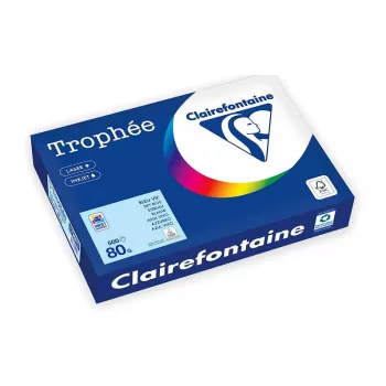 Clairefontaine Trophée Pastel papier A4 80 g/m² bleu glacier 500 feuilles