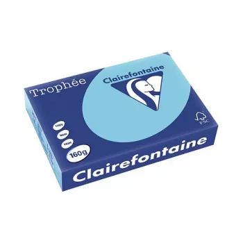 Papier copie Clairefontaine Trophee Pastell A4 160 g/m² 250 feuilles Alize Blue