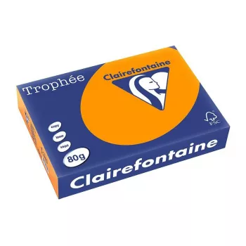 Papier copie Clairefontaine Trophee Intense Orange A4 80 g/m² 500 feuilles