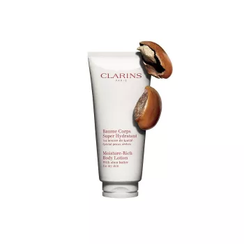 Clarins Moisture Rich lait corporel au beurre de karité peaux sèches 200 ml