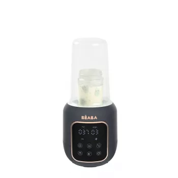 Beaba Multi Milk 5-en-1 Chauffe-biberon, stérilisateur et décongélateur - bleu marine
