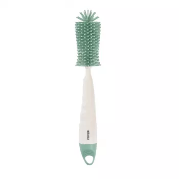 Beaba brosse en silicone pour biberons et tétines Sage Green
