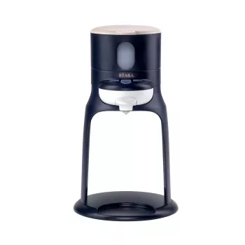 Beaba Bib'expresso 2-en-1 système de préparation de biberons et de repas, bleu nuit