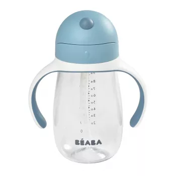 Beaba Niekapek Tritan 300 ml gobelet d'apprentissage bleu