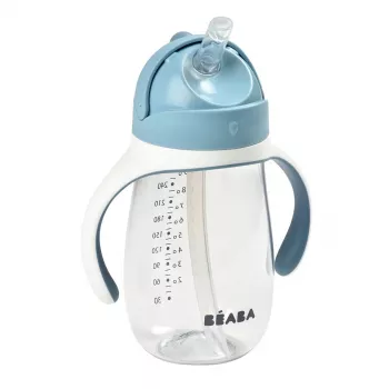 Beaba Niekapek Tritan 300 ml gobelet d'apprentissage bleu